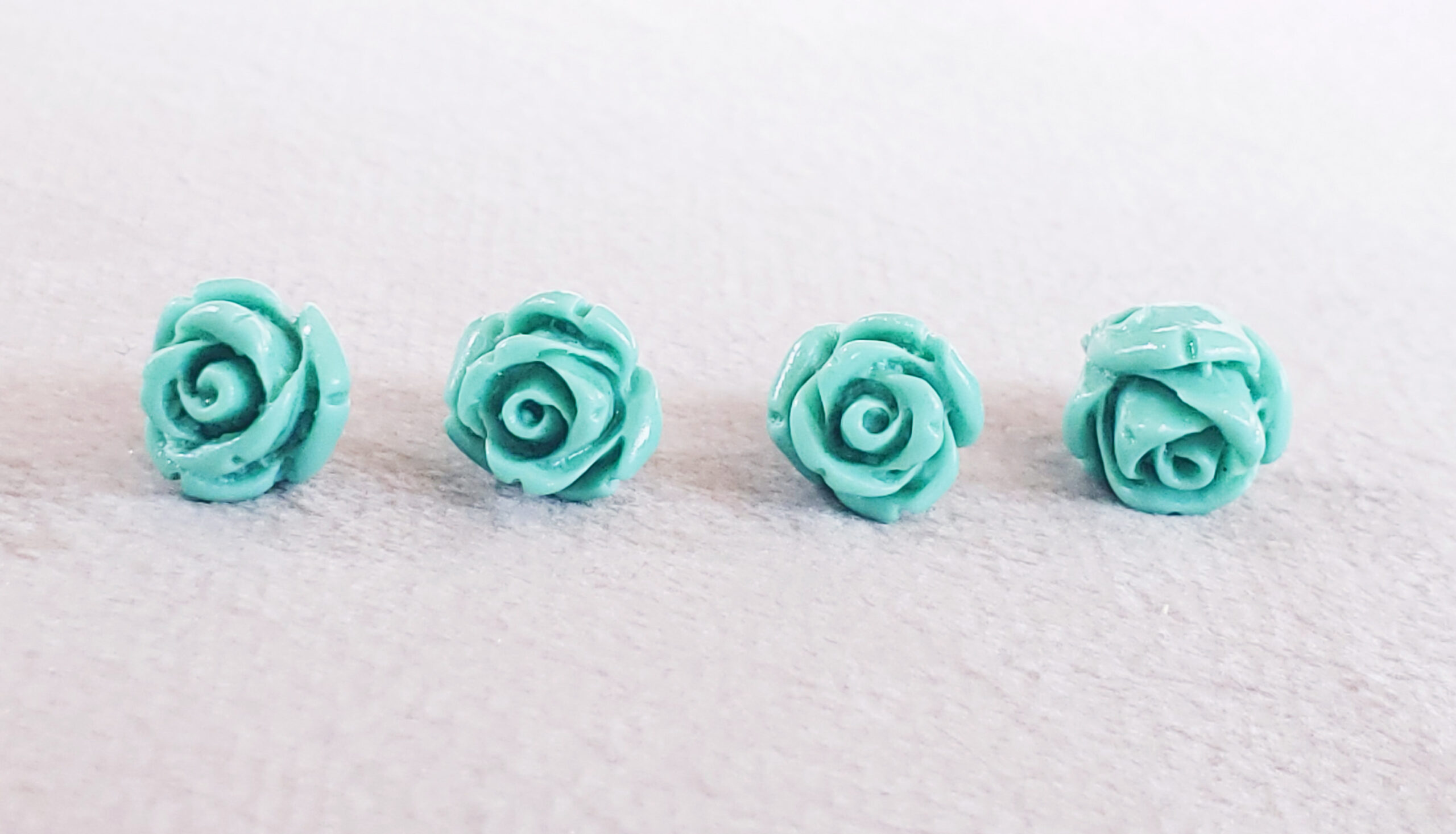 Mint Rose Beads