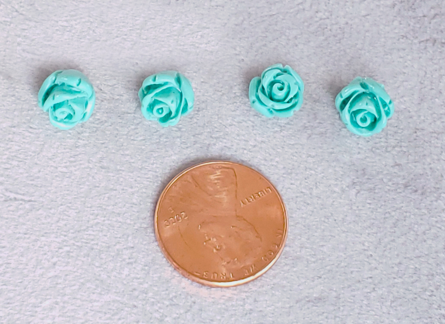 Mint Rose Beads